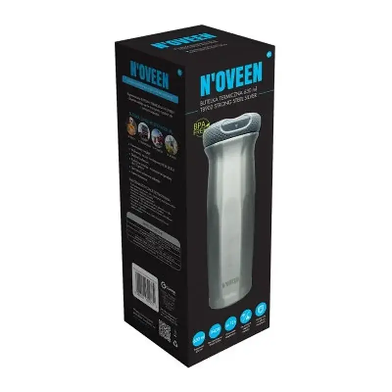 Термос Noveen TB902 630 мл Strong Steel Silver (RL070821) - фото 2