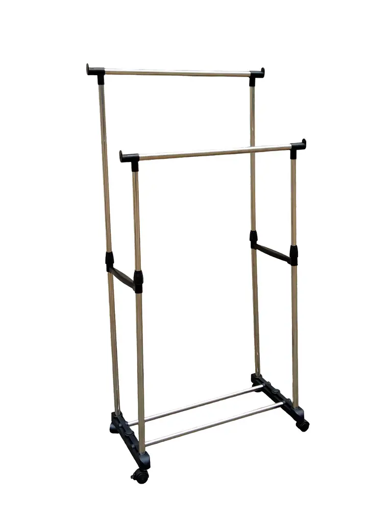 Стойка-вешалка для одежды Vezzer двойная не телескопическая 1.4 м (VZ8031) - фото 3