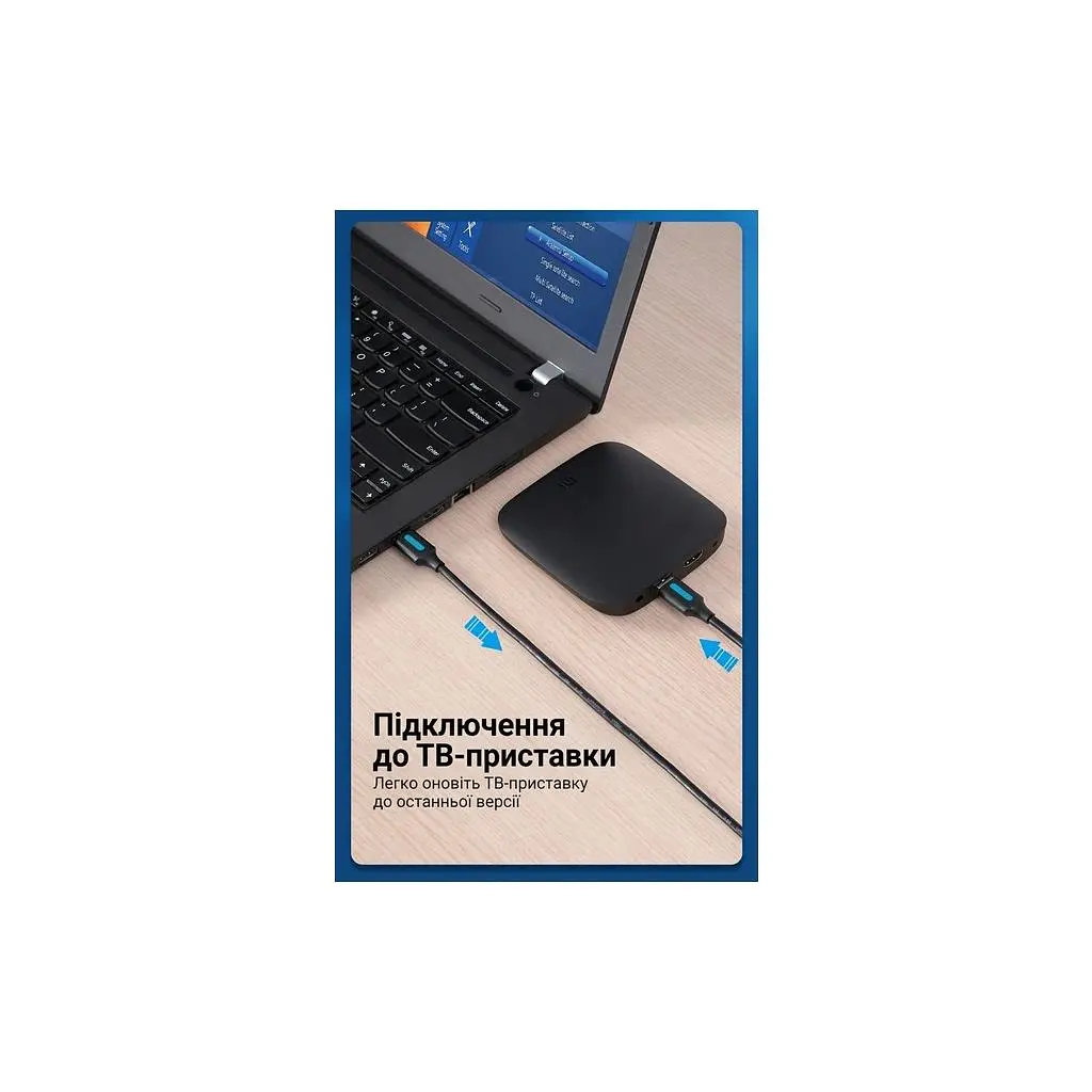 Дата кабель USB 3.0 AM/AM 3.0m black Vention (CONBI) - фото 6