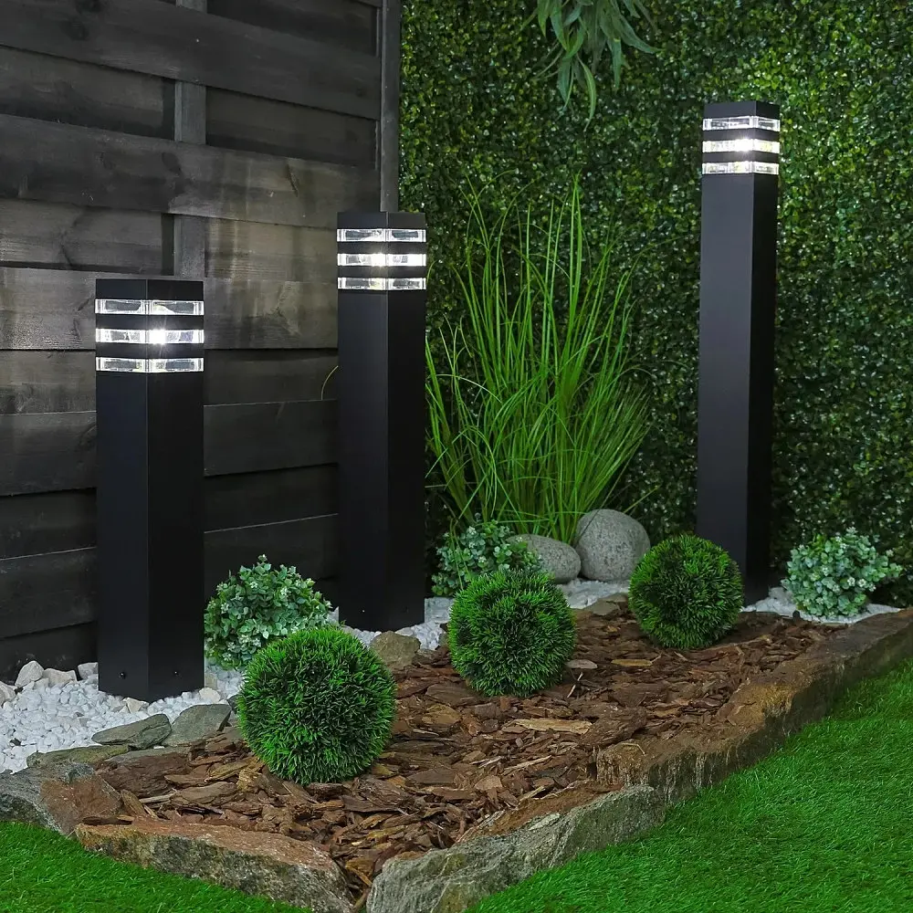 Садовий ліхтар стовпчик Lumiled Taxus 2 від мережі 80 см - фото 8