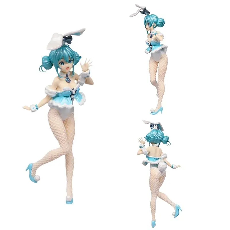 Коллекционная фигурка FuRyu BiCute Bunnies Хацунэ Мику Hatsune Miku White Rabbit 23 см FR BB HM - фото 3