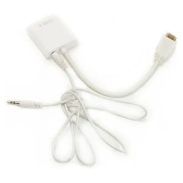 Кабель-перехідник PowerPlant HDMI - VGA, 0.15м, позолочені конектори - фото 3