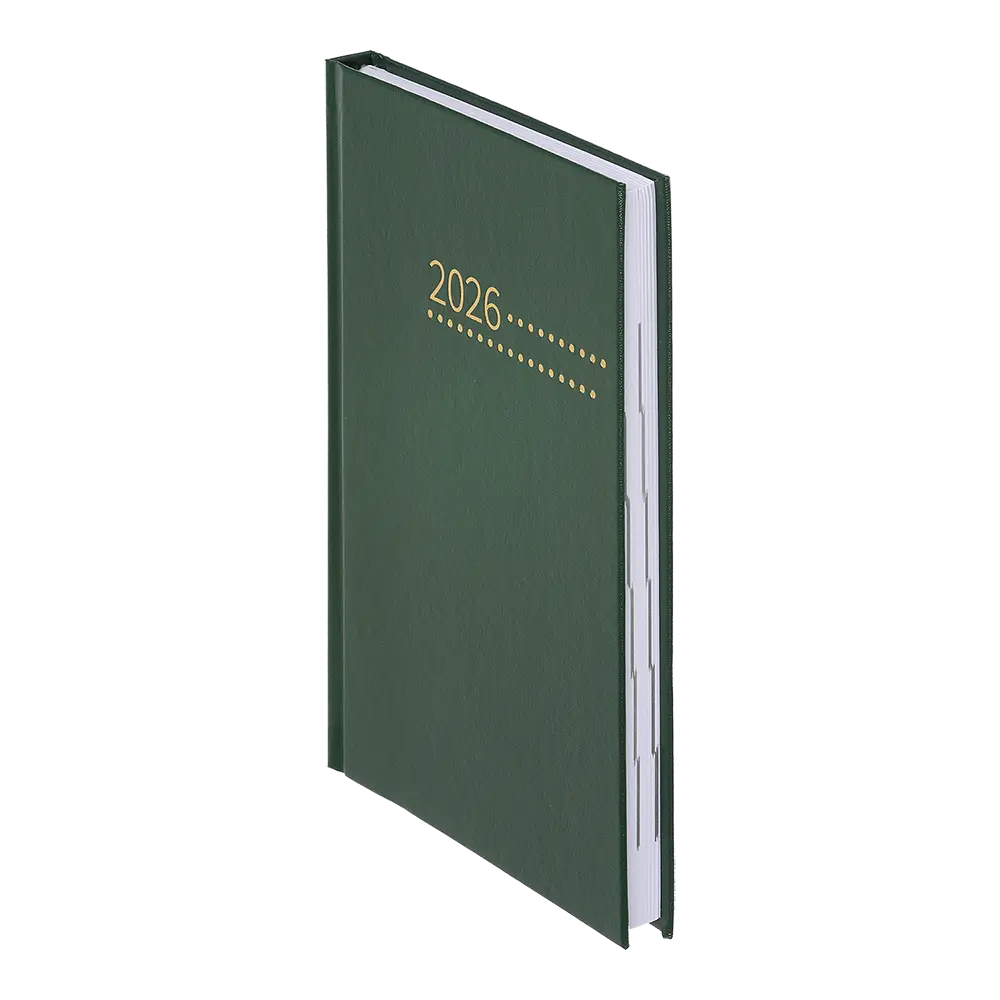 Ежедневник датированный Buromax Zest 2026 A5 бумвинил зеленый (BM.21167-04) - фото 2