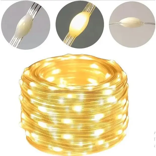 Гірлянда світлодіодна Sun Lamp 300 LED великі краплі 30 метрів 8 режимів білий - фото 3