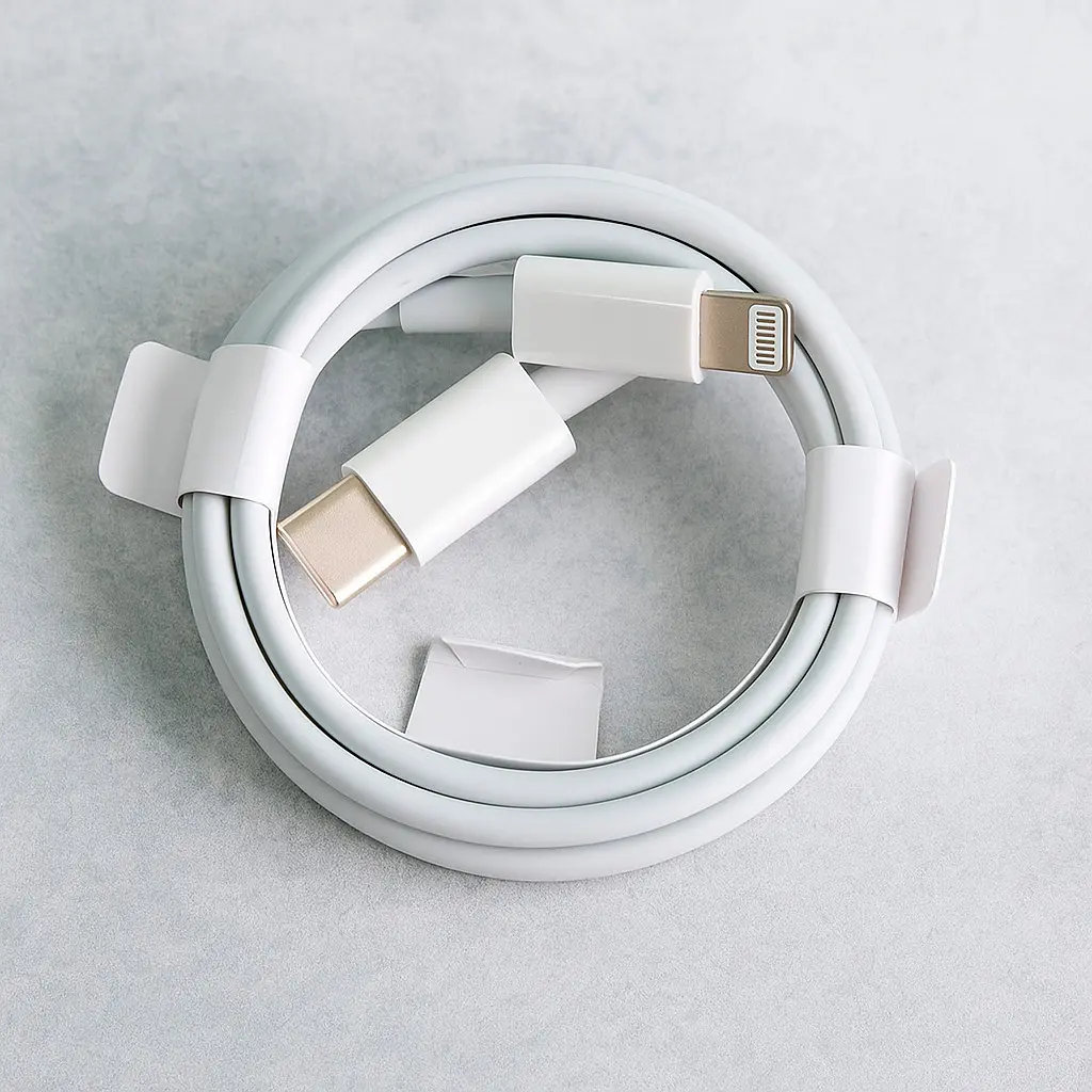 Кабель USB Type-C Lightning 1 м Білий, шнур для заряджання iPhone, провід Type C Lightning - фото 2