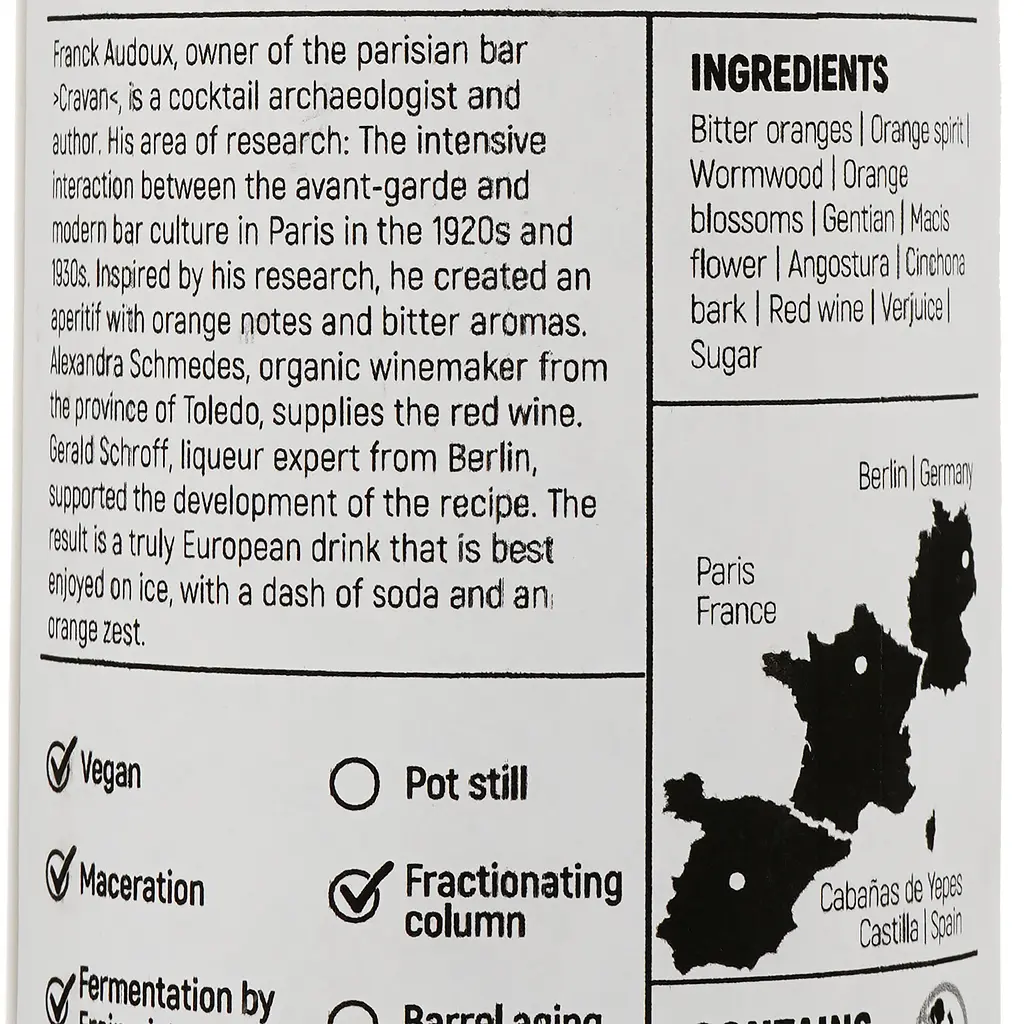 Аперитив Freimeisterkollektiv Orange Bitters 19.4% 0.5 л - фото 3