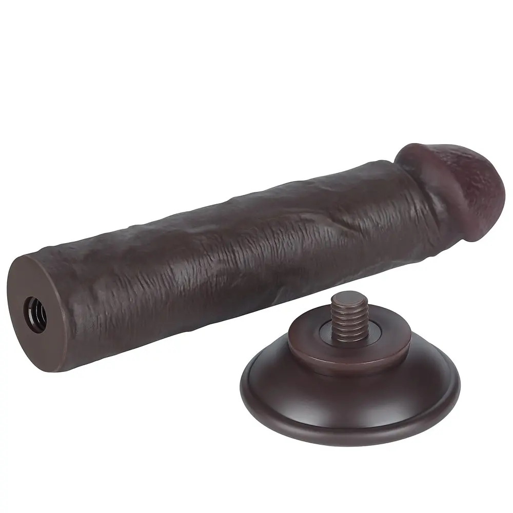 Фаллоимитатор с присоской Lovetoy Sliding-skin Dong 20 см черный - фото 7