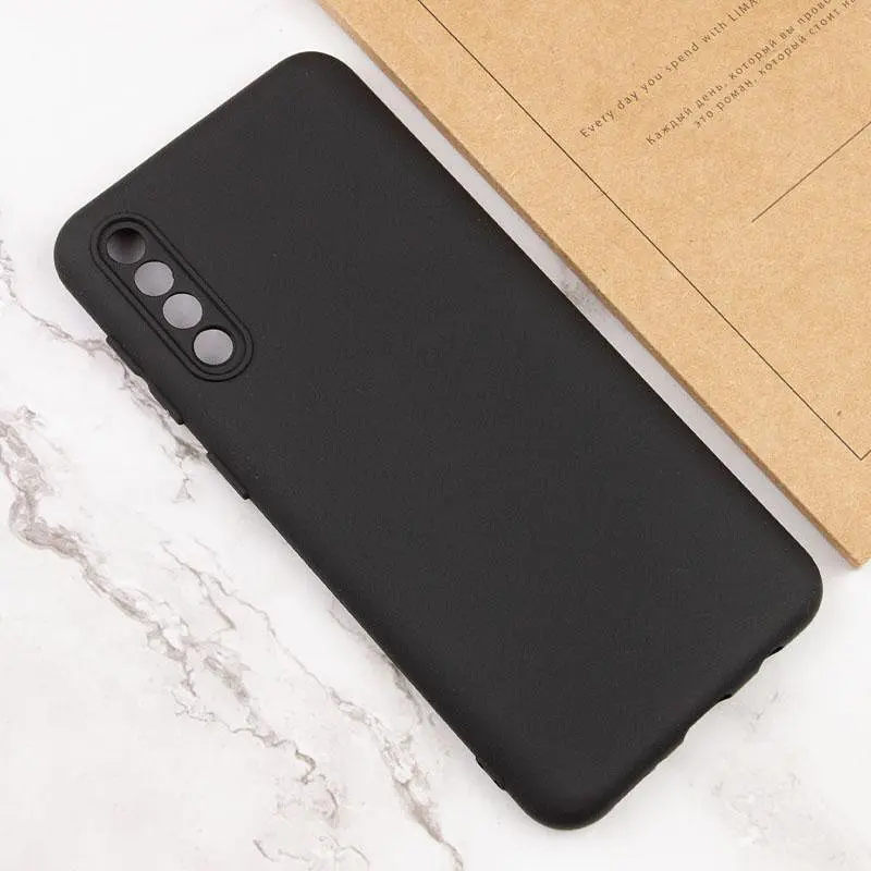 Чохол TPU GETMAN Liquid Silk Full Camera для Samsung Galaxy A50 (A505F) / A50s / A30s Чорний / Black - фото 4