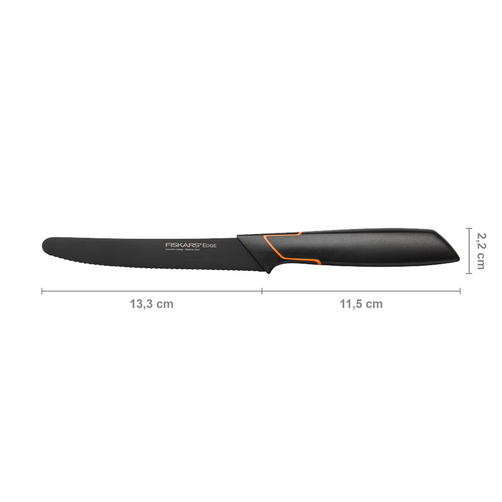 Кухонний ніж Fiskars Edge для томатів та хліба 13 см (1003092) - фото 2