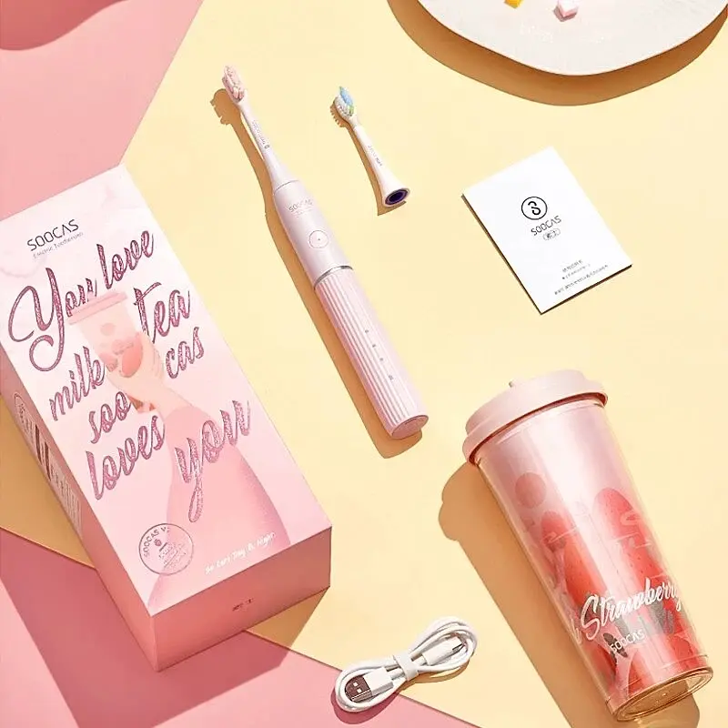 Электрическая зубная щетка Soocas Sonic Electric Toothbrush V2 Pink - фото 4