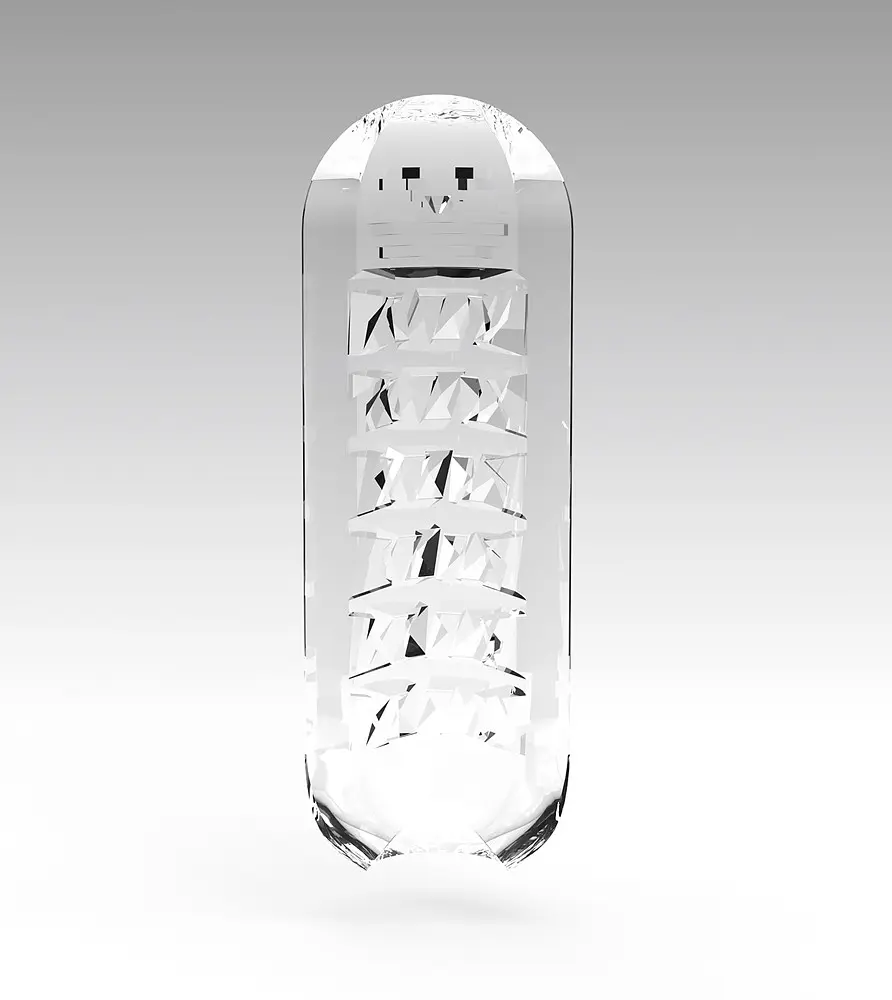 Мастурбатор Tenga Spinner Brick рожевий - фото 4