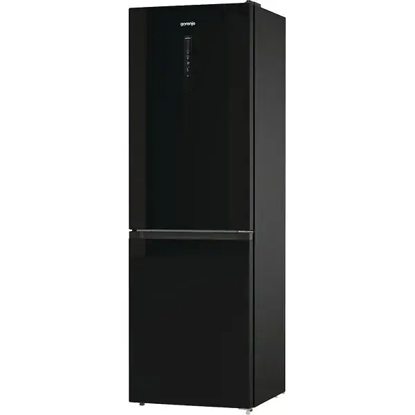 Холодильник Gorenje з нижн. мороз. камерою 185х60х60 см 2 двері 204(96) л А++ NoFrost+ LED дисплей чорний - фото 6