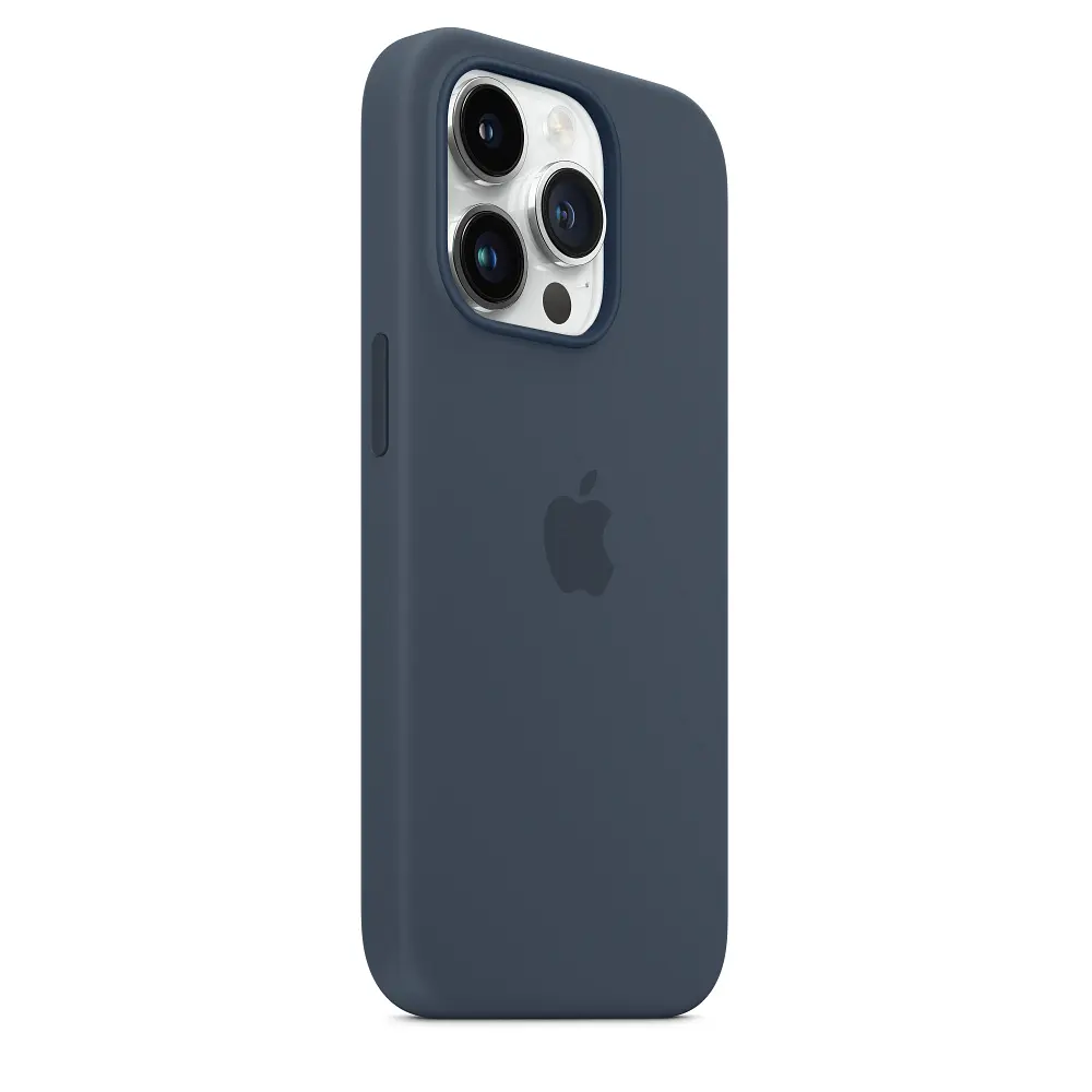 Чохол Apple Silicone Case with MagSafe для Apple iPhone 14 Pro Storm Blue (MPTF3) [77067] - фото 2