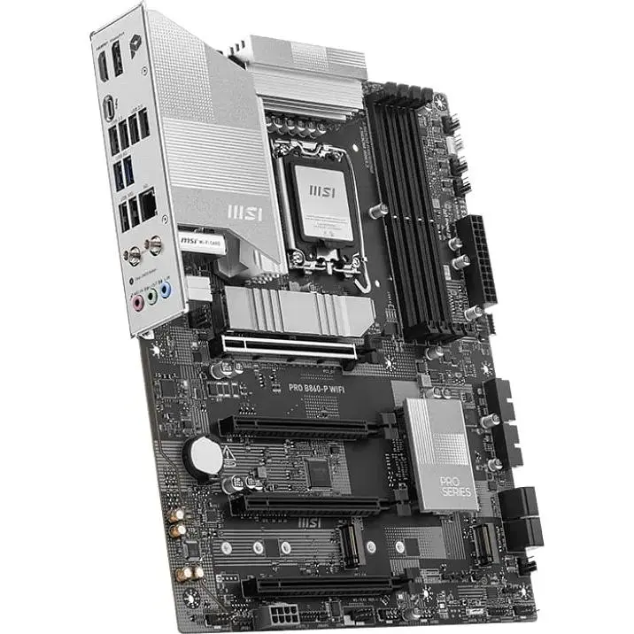 Материнська плата MSI PRO B860-P WIFI s1851 B860 4xDDR5 M.2 HDMI DP WiFi BT ATX - фото 2