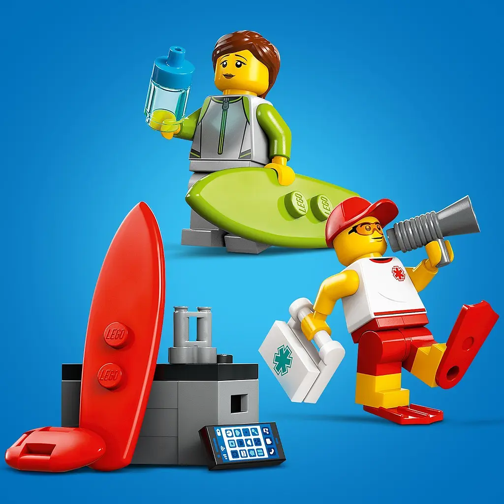 Конструктор LEGO City Пляжный спасательный грузовик 214 деталей (60453) - фото 9