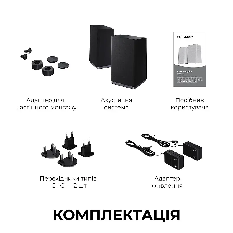 Акустическая система Sharp CP-AWS2001 - фото 2