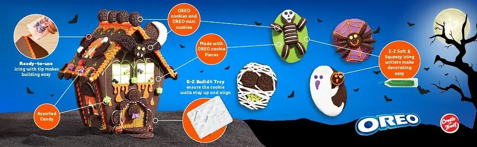 Шоколадне печиво OREO "Будиночок для Хеллоуіна" 872g - фото 5