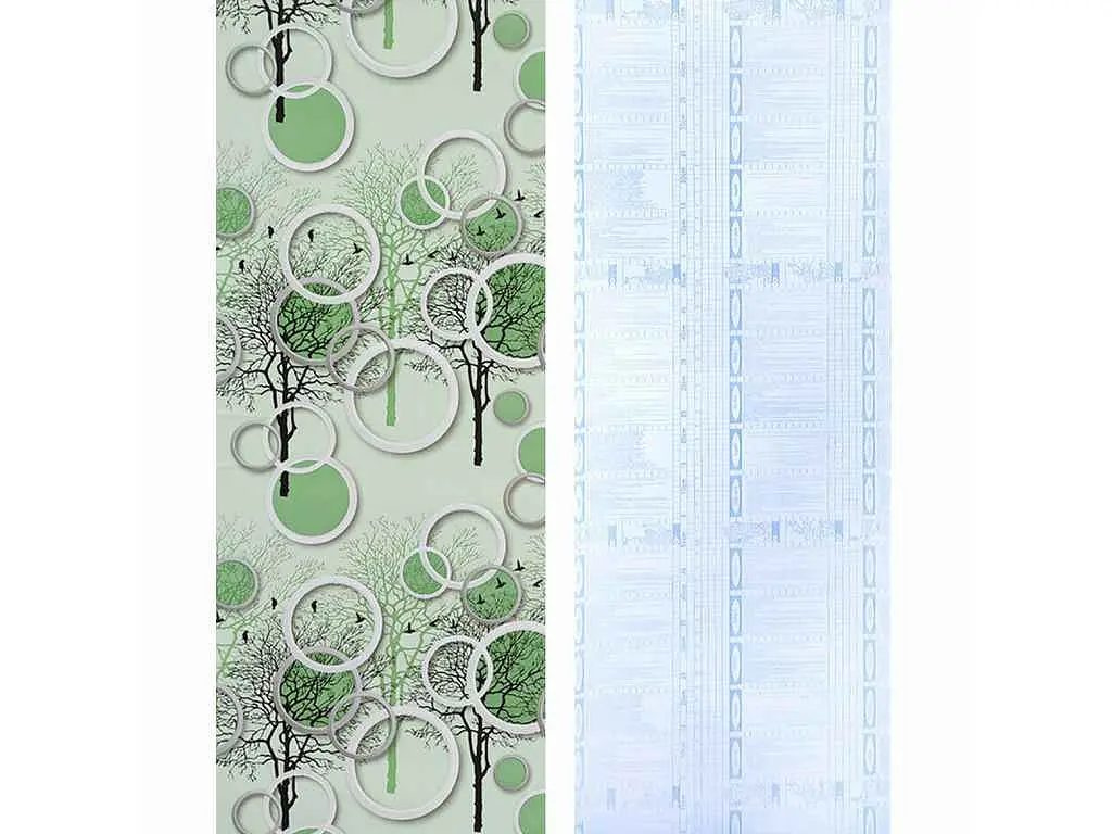 Плівка на самоклейці STICKER WALL 45см * 10м 0,07мм Чорні та зелені дерева SW-00002440 - фото 6