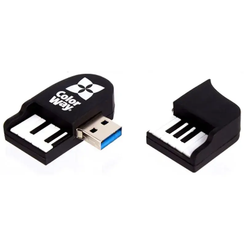 USB флеш накопичувач ColorWay Piano 32 GB 3.0 Black (CW-USBPO32) - фото 7