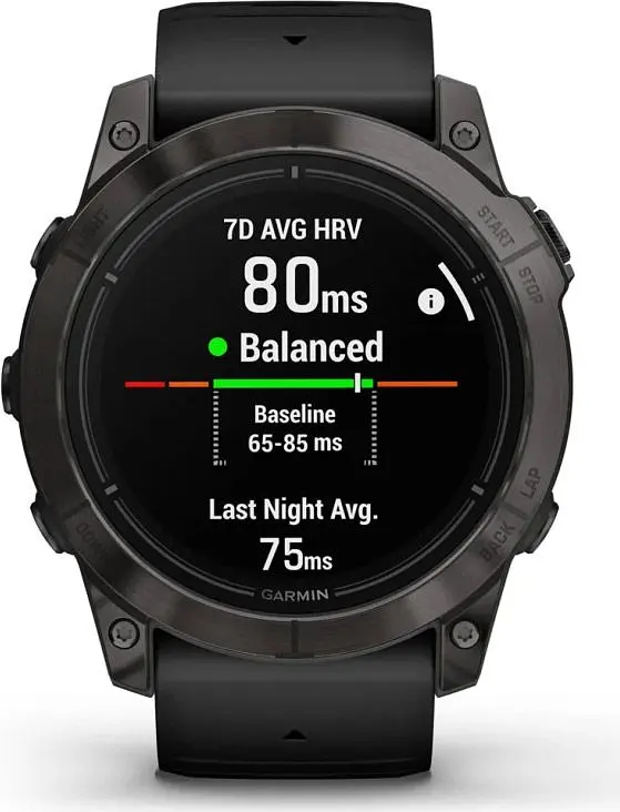 Смарт-годинник Garmin Epix Pro (Gen 2) Sapphire Edition 51mm Carbon Gray DLC Titanium with Black Band (010-02804-00) [86530] - фото 4