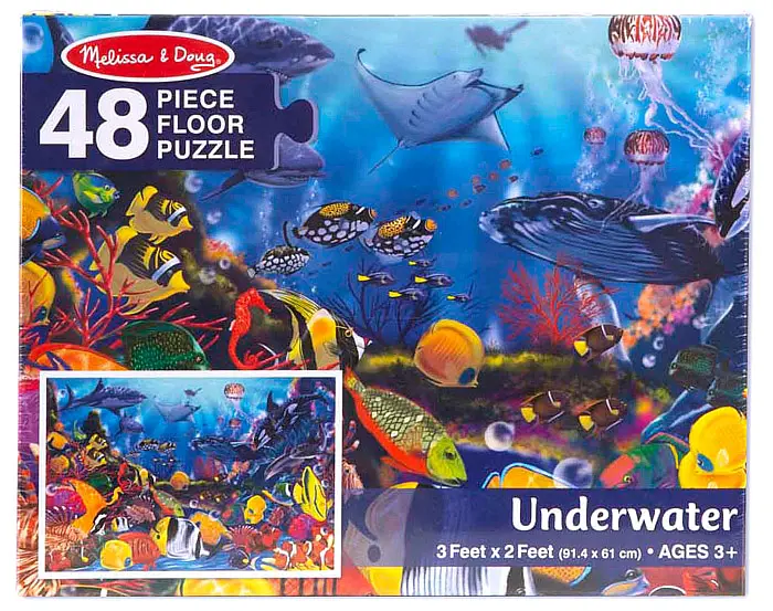 Мега-пазл Melissa&Doug Водяний світ, 48 елементів (MD10427) - фото 3