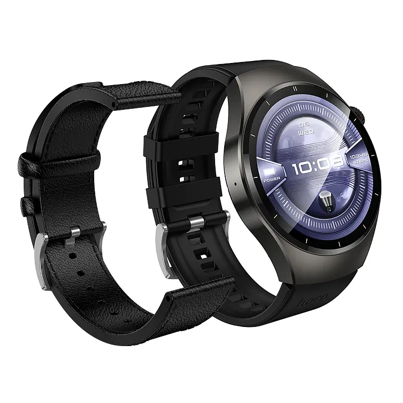 Смарт-годинник HOCO Y40 38mm. 315 mAh. IP68 Smart watch(call version) Black - фото 4