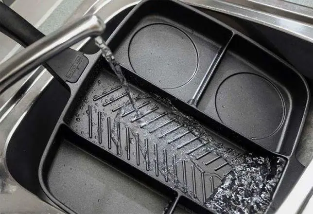 Сковорода універсальна Magic Pan 5 в 1 із секціями для одночасного приготування смаження кількох страв - фото 5