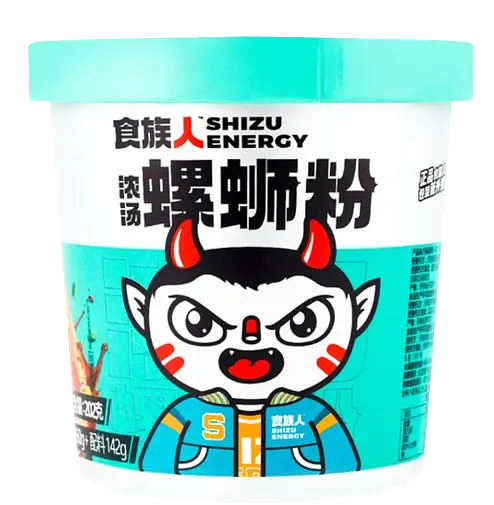 Локшина швидкого приготування Shizu Energy Instant Vermicelli Spicy Luo Si Fen Snail, 141г