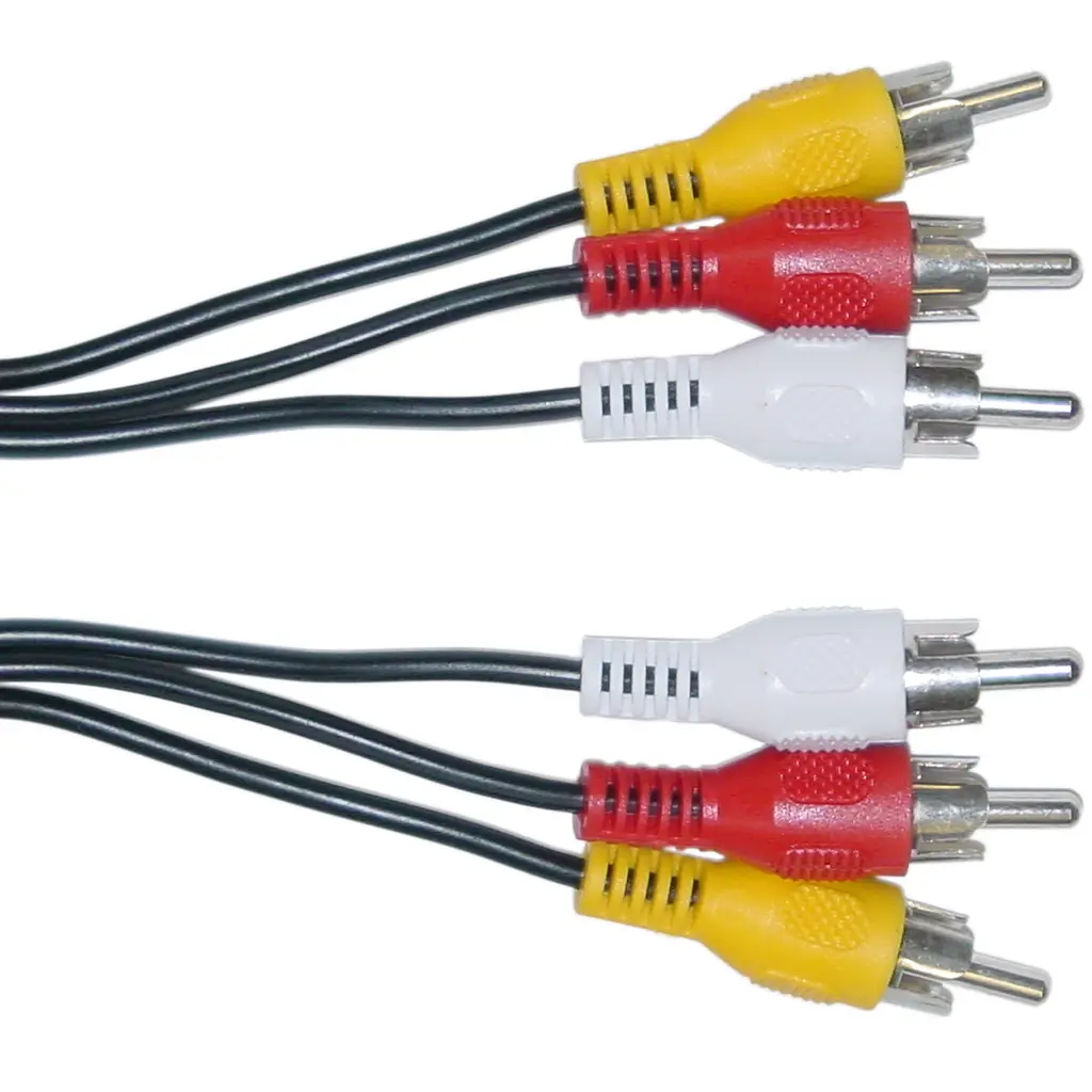 Кабель GRAND Audio Video 3 x RCA тато 3 x RCA тато тюльпани тюльпани 1.5 м - фото 2