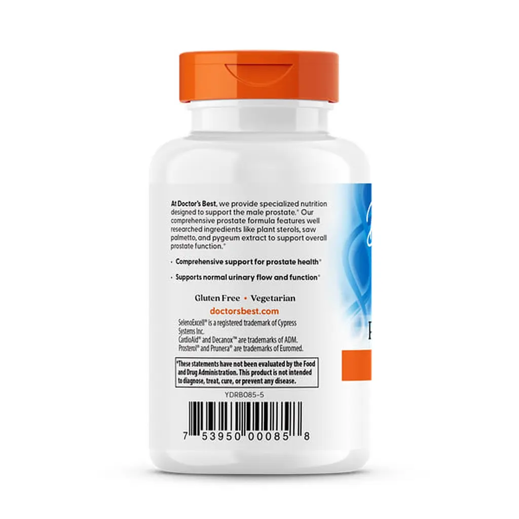 Здоров'я простати Doctor's Best Comprehensive Prostate Formula 120 капс - фото 3
