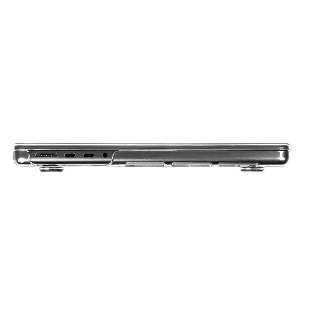 Чохол-накладка для MacBook Air 15,3 M5/M4/M3/M2, прозорий, Crystal, полікарбонат (PC), захисний, прозорий, захист від подряпин і пошкоджень, вентиляція, доступ до портів, протиковзкі ніжки, для макбука, ArmorStandart (ARM79442) - фото 9