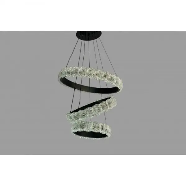 Led люстра кільця Linisoln 1532-60*40 BK - фото 2
