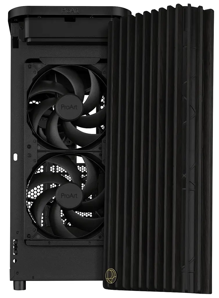 Корпус Asus ProArt PA401 Wood Edition - Tempered Glass без БЖ (90DC00M0-B39000) Black - фото 3