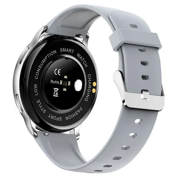 Умные наручные часы Smart Melisia Silver Rubber (2 ремешка) - фото 3
