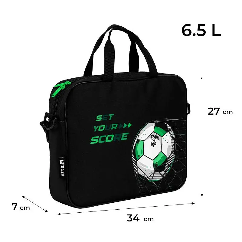 Школьная текстильная сумка Kite Football (K26-589-2) - фото 5