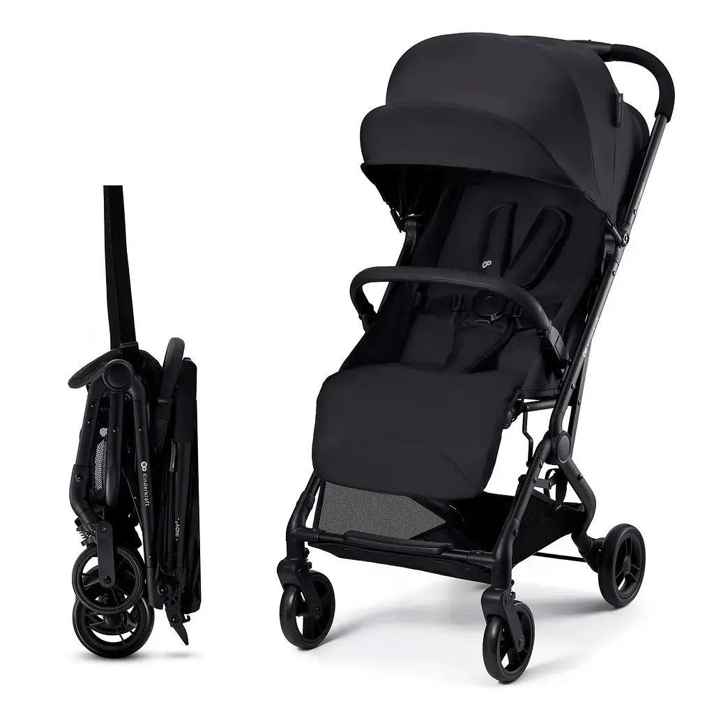 Прогулянкова коляска Kinderkraft Indy 3 Coal Black (KSINDY03BLK0000) - фото 4