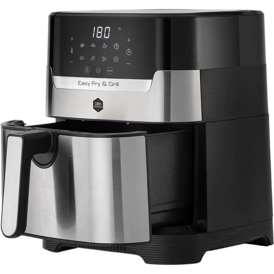 Мультипечь OBH Nordica EasyFry&Grill 1550 Вт черно-серая (AG505DS0) - фото 3