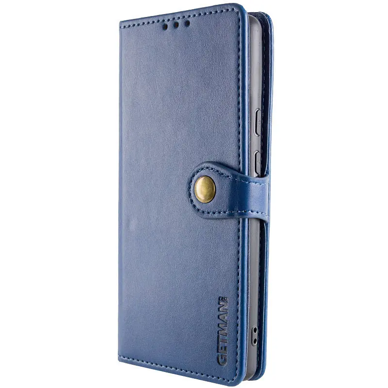 Шкіряний чохол-книжка GETMAN Gallant (PU) для Xiaomi Redmi Note 14 4G (Europe version) Синій - фото 3