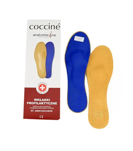 Устілки ортопедичні Coccine Amon Exclusive, натуральна шкіра, розмір 41/42