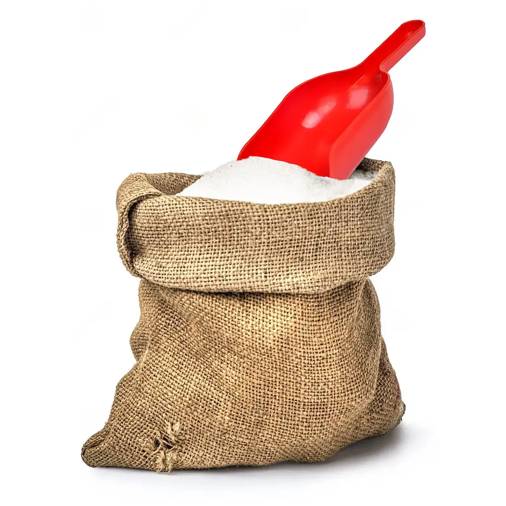 Совок великий пластиковий для цукру, спецій та сипучих продуктів 31х11.5х5.3 см, Мед Червоний 84923 - фото 2