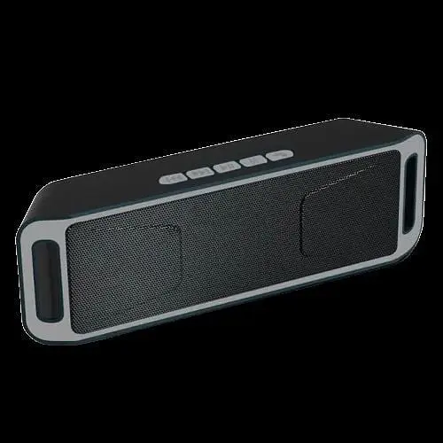 Колонка портативная UKC G62 10Вт USB AUX FM Bluetooth черная (ЦУ-00034841) - фото 2