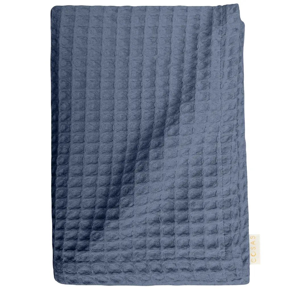 Набір рушників Cosas Waffle Blue & Waffle Grey 2 шт. (SetTowel_95-Blue_130-Grey) - фото 2