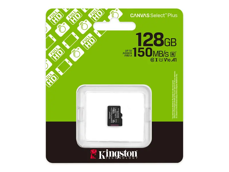 Карта пам'яті Kingston Canvas Select Plus Gen3 microSDXC 128 GB (SDCS3/128GBSP) - фото 3