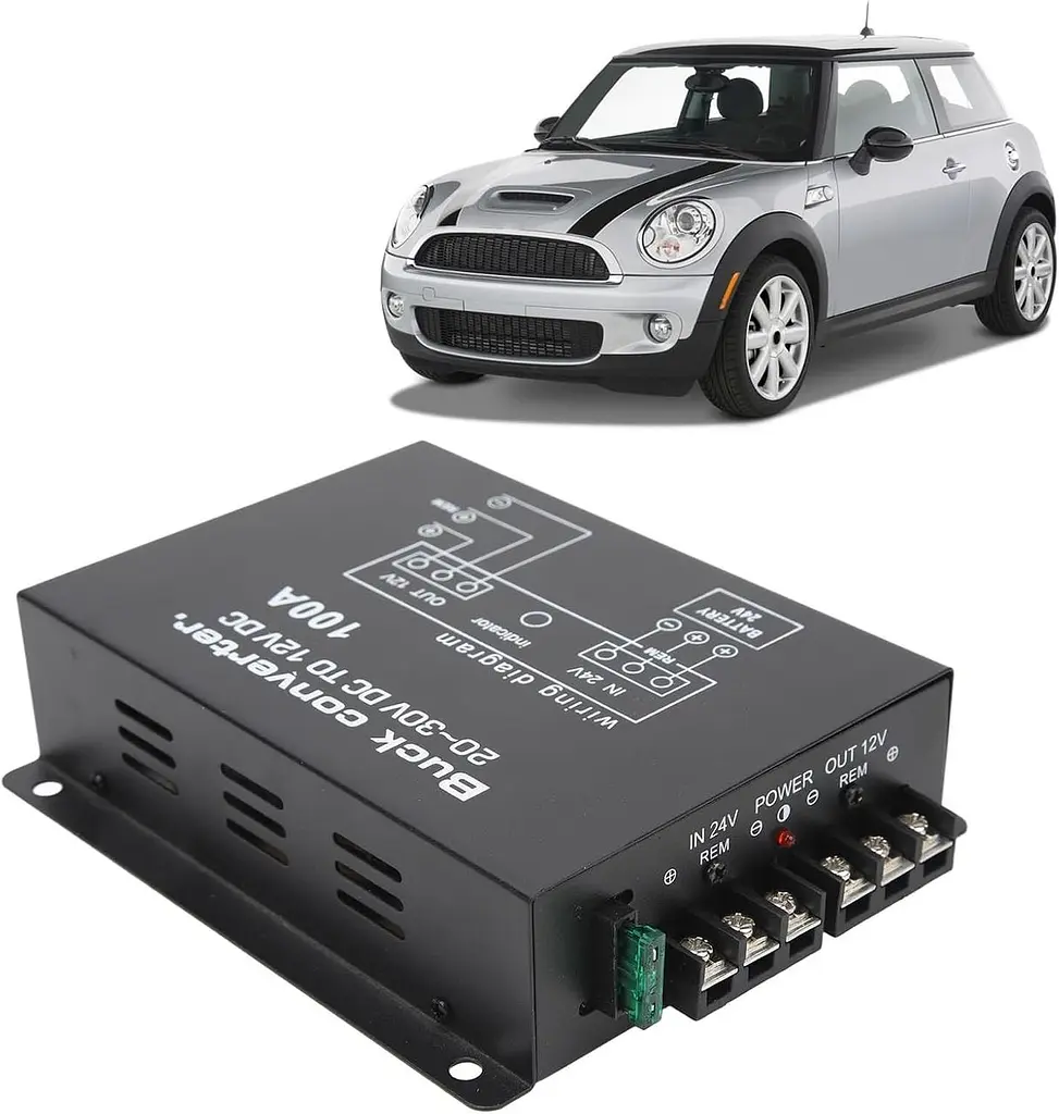 Преобразователь напряжения автомобильный DC24-12 100A - фото 5