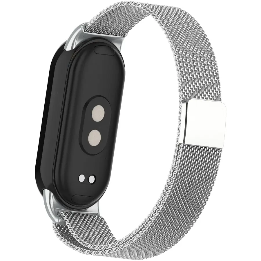 Ремешок ArmorStandart Milanese Magnetic Band для Xiaomi Smart Band 8 / 9 / 10 Silver (ARM69917) [94760] - фото 2