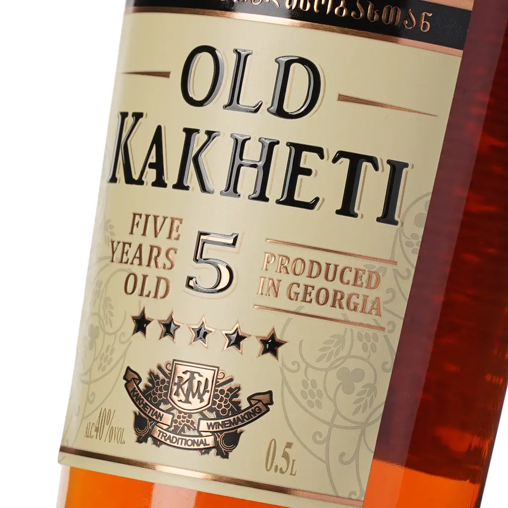 Бренді Old Kakheti 5 років подарункова упаковка 40% 0.5 л - фото 7