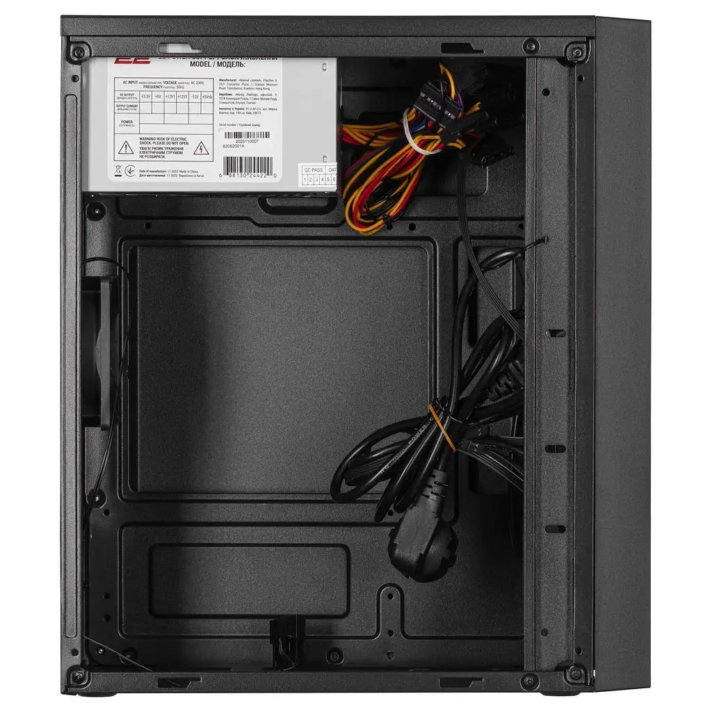Корпус 2E TeamX TMX04 c БП 500W Black (2E-TMX04-500) - фото 7