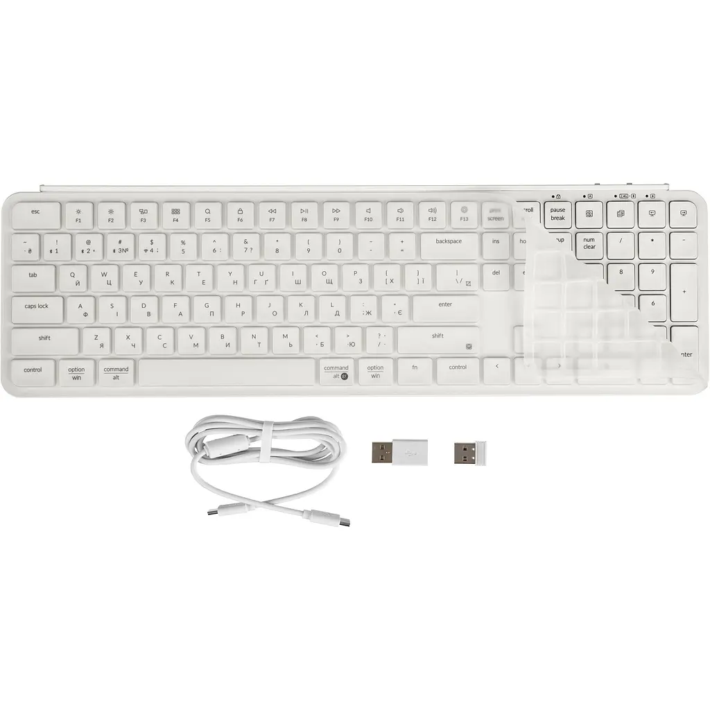 Клавіатура Keychron B6 Pro Ivory White (B6P-K8-UA) [159739] - фото 6