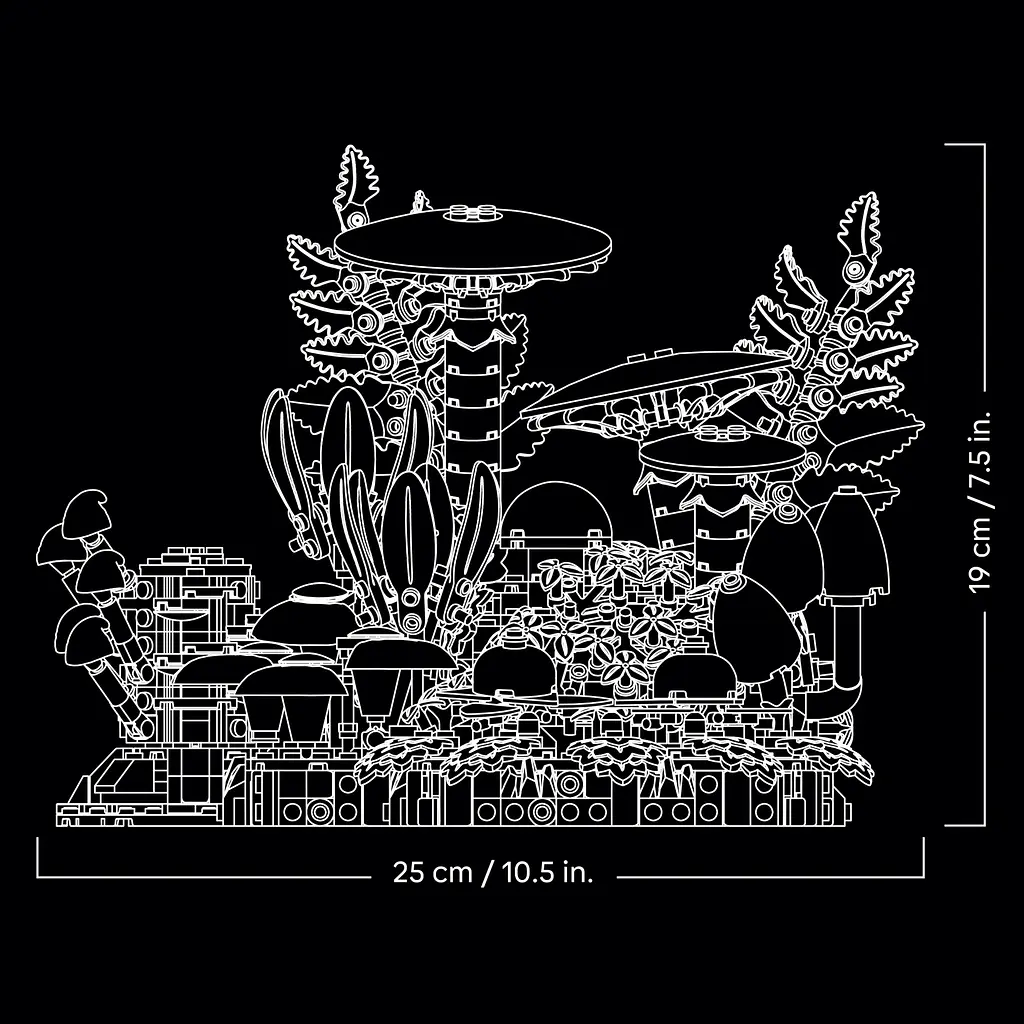 Конструктор LEGO Botanicals Лісові гриби (11505) - фото 7