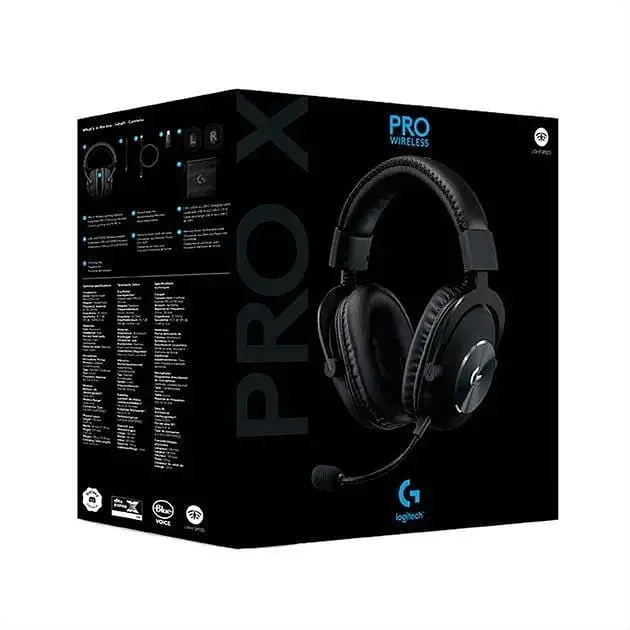 Ігрові навушники Logitech G Pro X Wireless LIGHTSPEED гарнітура для ПК чорна (981-000907) - фото 8